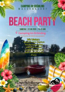 Beachparty am 22.08.2026 ab 15:00 Uhr
